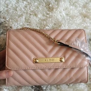 NWT pink aldo cutch - purse - off the shoulder